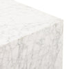Reina Carrara Marble End Table | ready to ship!
