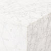 Reina Carrara Marble End Table | ready to ship!