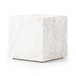 Reina Carrara Marble End Table | ready to ship!