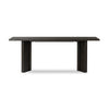 Huxley Smoked Black Veneer Console Table | shipping 6/3/2025
