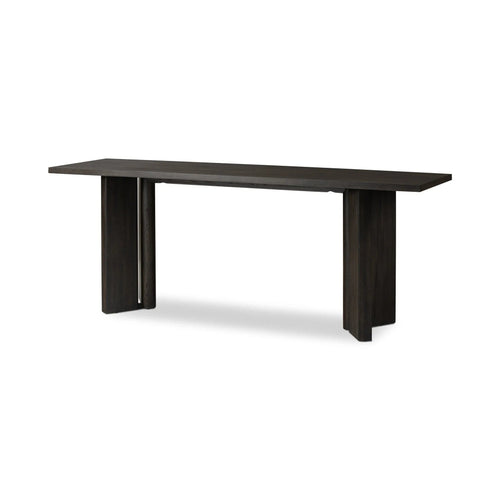 Huxley Smoked Black Veneer Console Table | shipping 6/3/2025