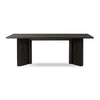 Huxley Smoked Black Veneer Dining Table | shipping 9/12/2025
