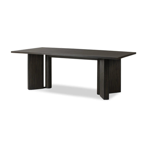 Huxley Smoked Black Veneer Dining Table | shipping 9/12/2025