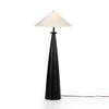 Innes Matte Black Tapered Shade Floor Lamp | ready to ship!