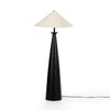 Innes Matte Black Tapered Shade Floor Lamp | ready to ship!