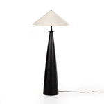 Innes Matte Black Tapered Shade Floor Lamp | ready to ship!