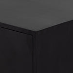 Isador Black Wash Poplar Bar Cabinet | shipping 6/15/2025