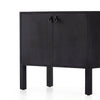 Isador Black Wash Poplar Bar Cabinet | shipping 6/15/2025