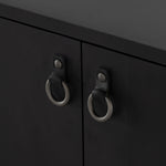 Isador Black Wash Poplar Bar Cabinet | shipping 6/15/2025