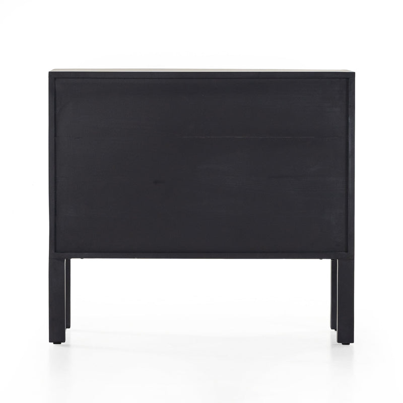 Isador Black Wash Poplar Bar Cabinet | shipping 6/15/2025