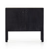 Isador Black Wash Poplar Bar Cabinet | shipping 6/15/2025