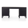 Isador Black Wash Poplar Executive Desk | shipping 6/15/2025