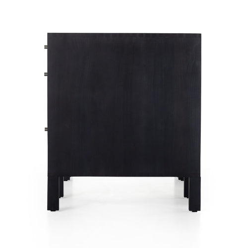 Isador Black Wash Poplar Executive Desk | shipping 6/15/2025