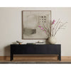 Isador Black Wash Poplar Media Console | shipping 7/4/2025