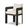 Jackson Alessi Linen Outdoor Metal Dining Chair | ready to ship!