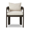 Jackson Alessi Linen Outdoor Metal Dining Chair | ready to ship!
