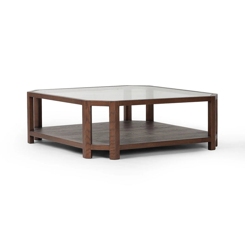 Jenzen Tempered Glass Coffee Table | ready to ship!