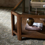 Jenzen Tempered Glass Coffee Table | ready to ship!