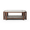 Jenzen Tempered Glass Coffee Table | ready to ship!
