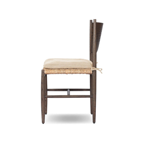 Jovan Savile Flax Dining Chair With Cushion | shipping 11/1/2025