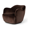 Julius Surrey Cocoa Swivel Chair | shipping 5/26/2025