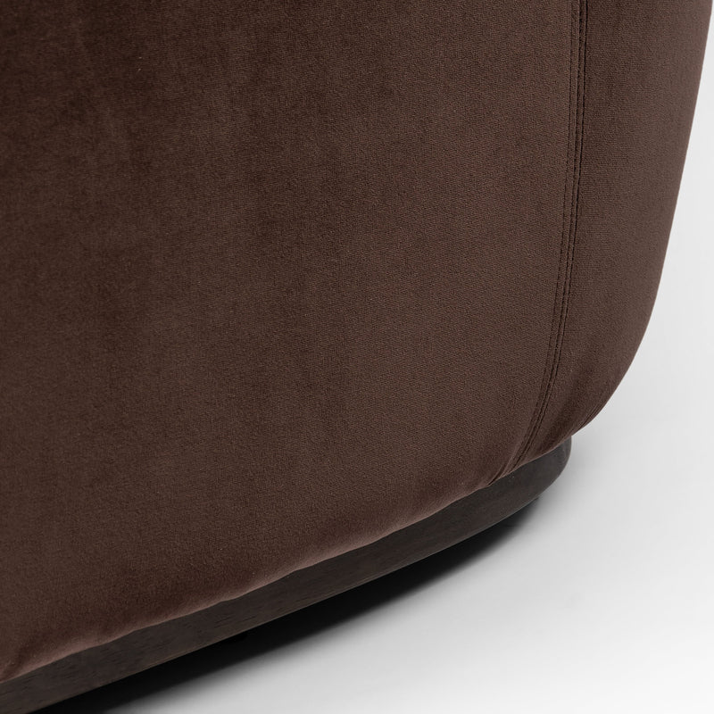 Julius Surrey Cocoa Swivel Chair | shipping 5/26/2025
