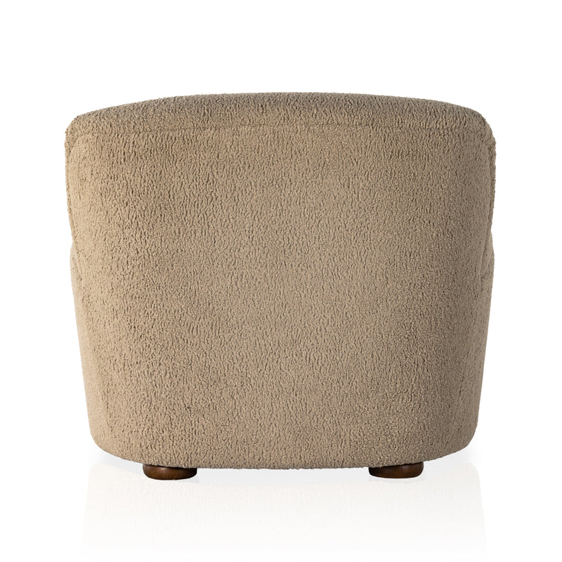 Kadon Sheepskin Camel Chaise Lounge | ready to ship!