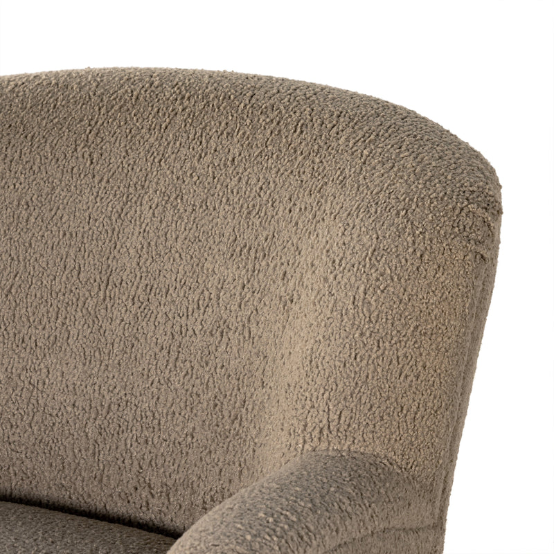 Kadon Sheepskin Camel Chaise Lounge | ready to ship!