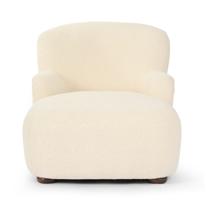 Kadon Sheepskin Natural Chaise Lounge | ready to ship!