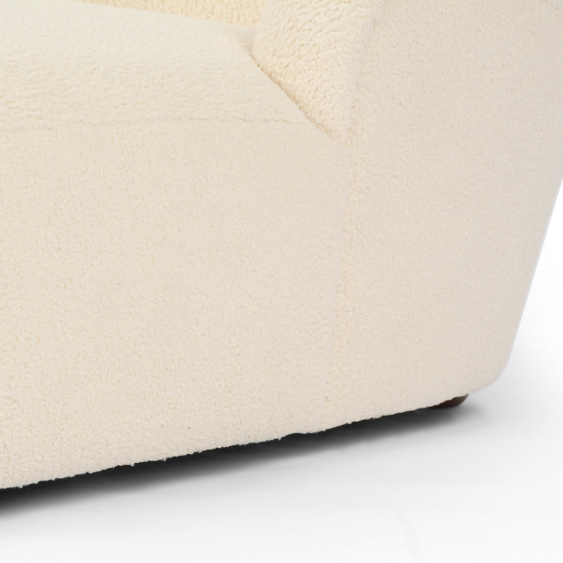 Kadon Sheepskin Natural Chaise Lounge | ready to ship!