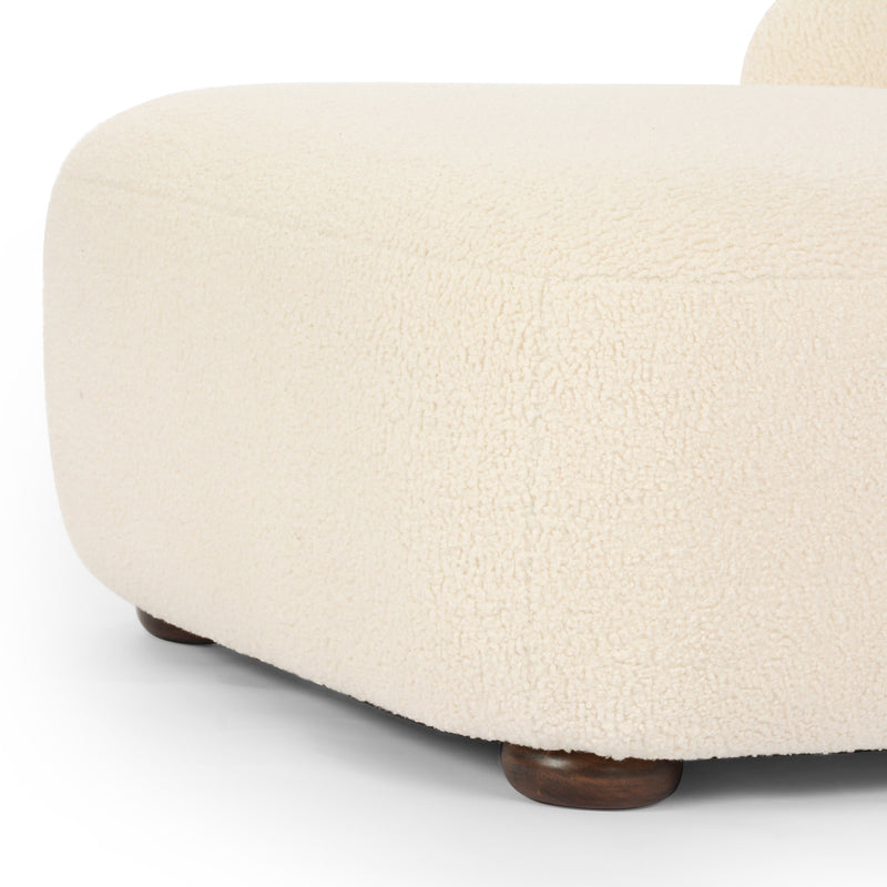Kadon Sheepskin Natural Chaise Lounge | ready to ship!