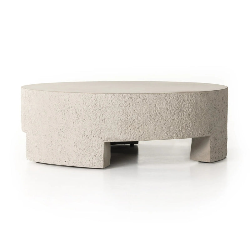 Everett Matte Stone Outdoor Coffee Table | ready to ship!