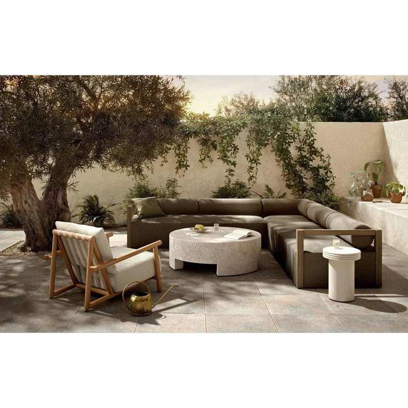 Everett Matte Stone Outdoor Coffee Table | ready to ship!