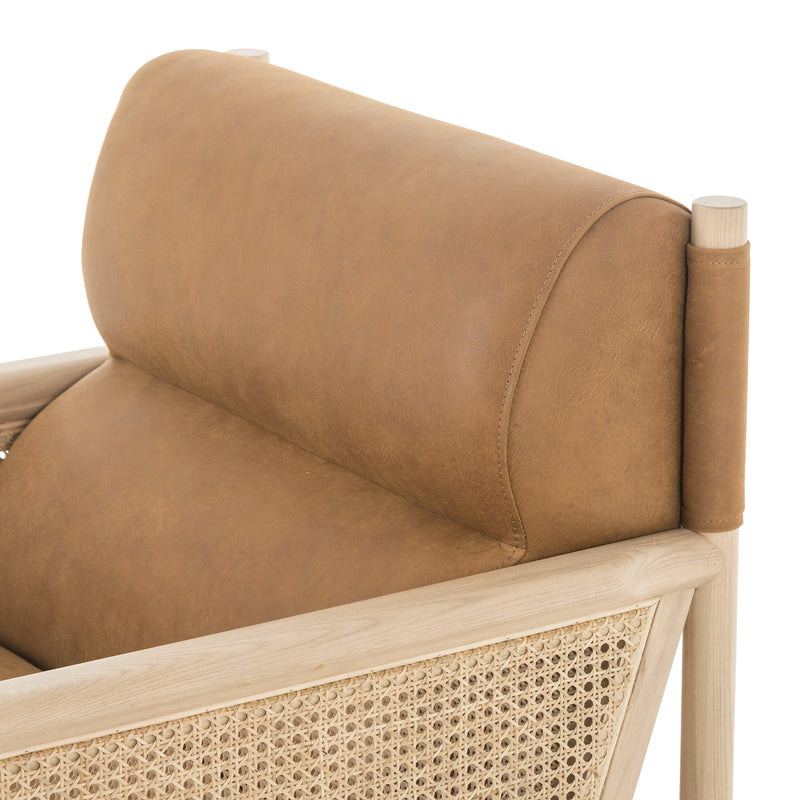 Kempsey Kennison Cognac Chair | shipping 8/1/2025
