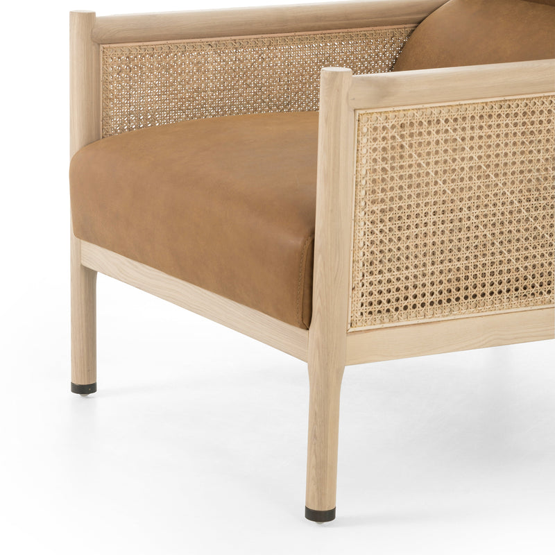 Kempsey Kennison Cognac Chair | shipping 8/1/2025