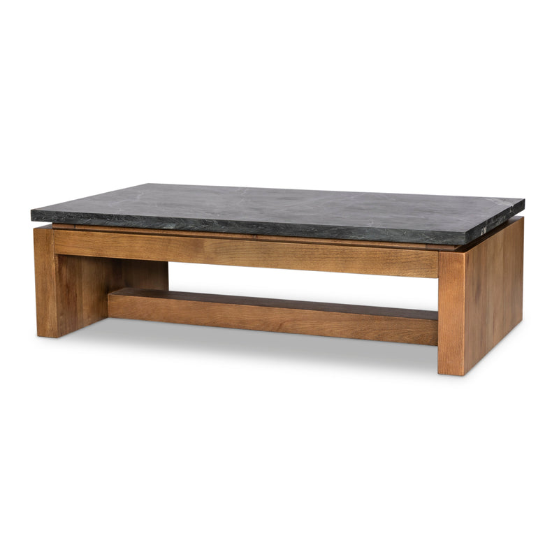 Kenneth Polished Black Coffee Table | ready to ship!