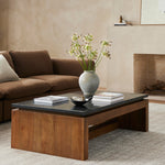 Kenneth Polished Black Coffee Table | ready to ship!