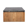 Kenneth Polished Black Coffee Table | ready to ship!