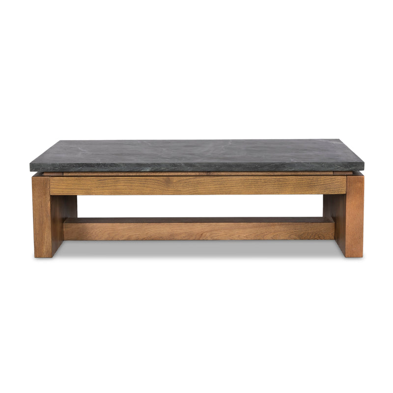 Kenneth Polished Black Coffee Table | ready to ship!
