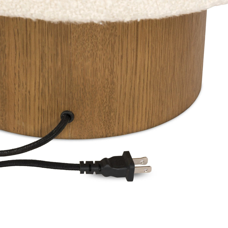 Kenoa Light Smoked Oak Veneer Table Lamp | shipping 8/3/2025