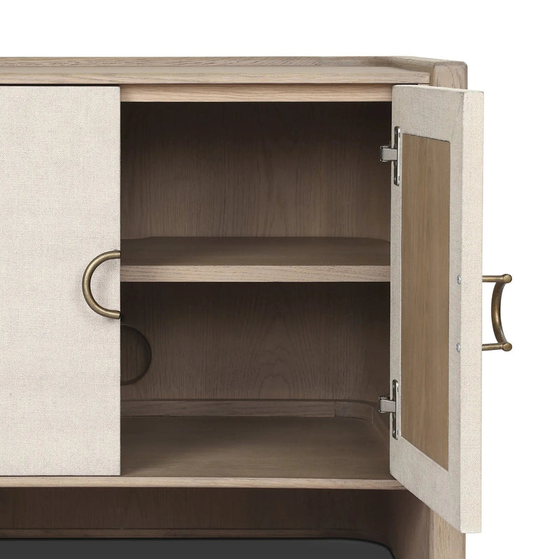 Kiran Sandy Oak Veneer Nightstand | shipping 8/18/2025