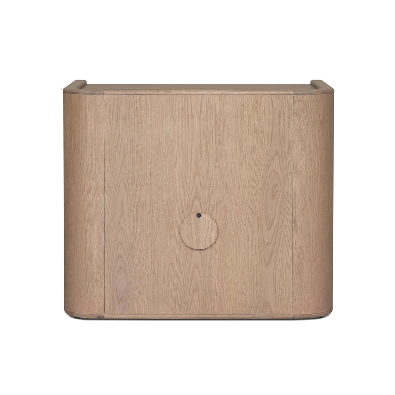 Kiran Sandy Oak Veneer Nightstand | shipping 8/18/2025
