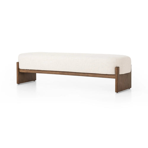 Kirby Alcala Cream Accent Bench | ready to ship!