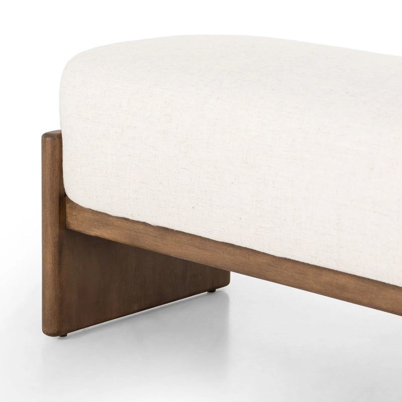 Kirby Alcala Cream Accent Bench | ready to ship!