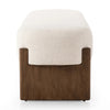 Kirby Alcala Cream Accent Bench | ready to ship!
