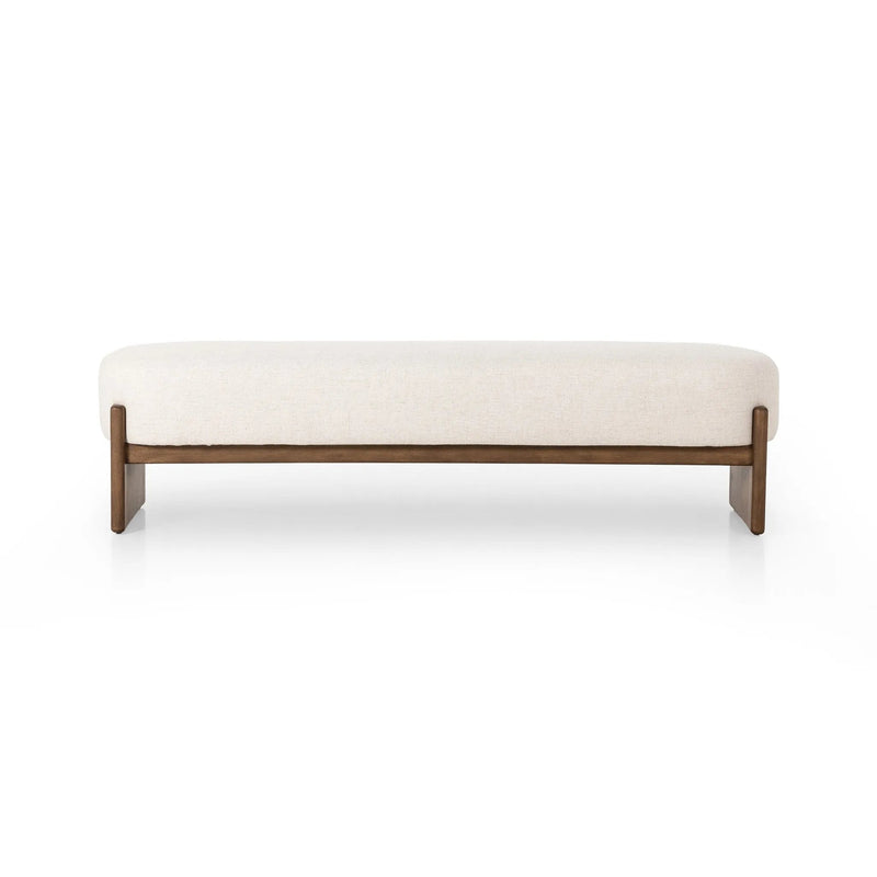 Kirby Alcala Cream Accent Bench | ready to ship!