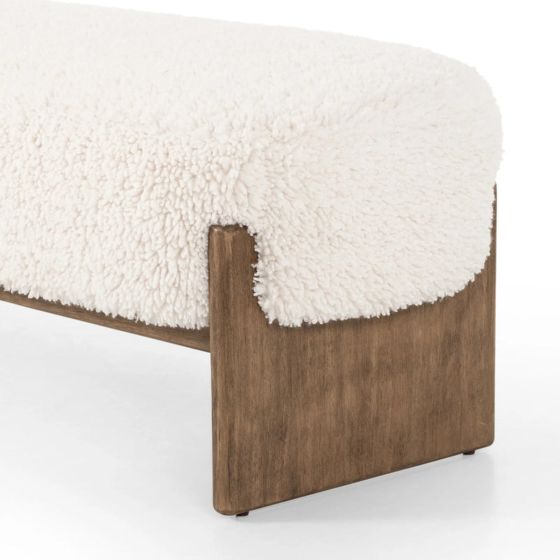 Kirby Andes Natural Accent Bench | ready to ship!