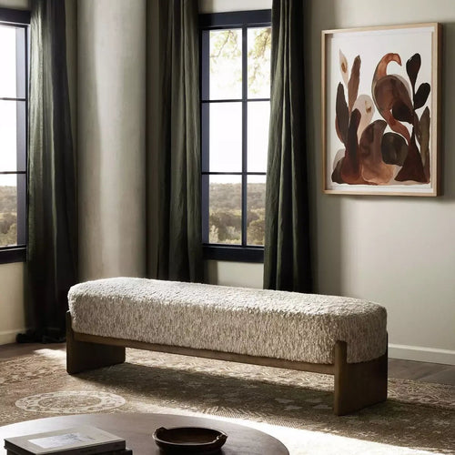 Kirby Solema Cream Accent Bench | shipping 8/10/2025