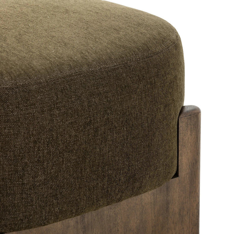 Kirby Sutton Olive Accent Stool | ready to ship!