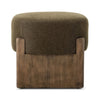 Kirby Sutton Olive Accent Stool | ready to ship!